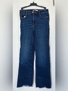Zara Dark Blue Flare Jeans
